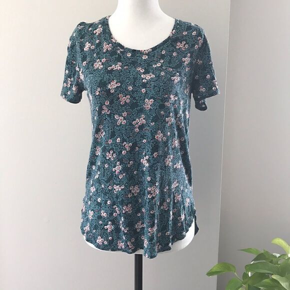 💚Joe Fresh Print Boyfriend Tee - Picture 2 of 8